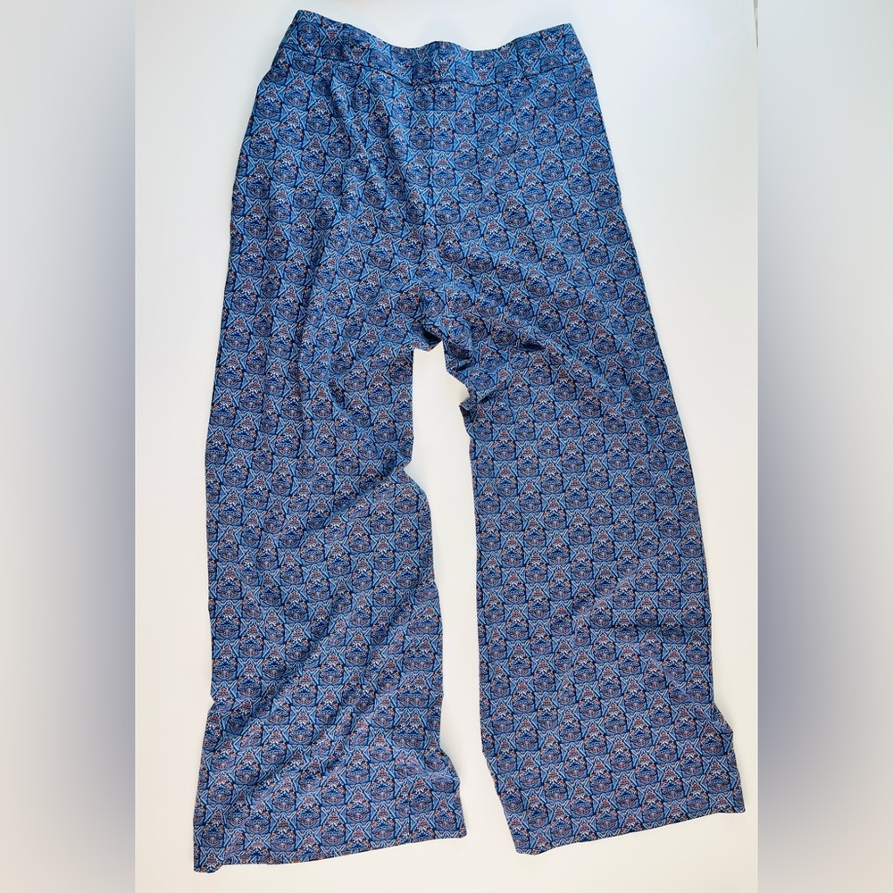 Reitmans Blue Boho Wide Leg Palazzo Pants [000000] - Picture 2 of 5
